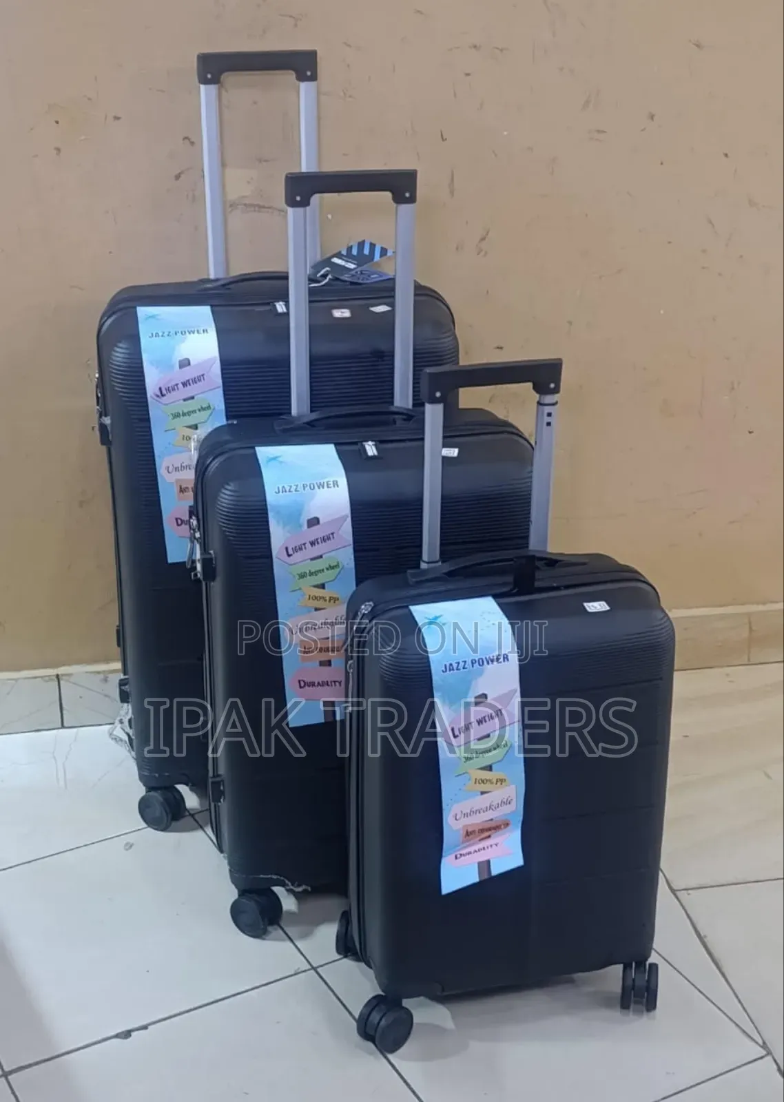 *3 in 1 Unbreakable Pp Suitcase*