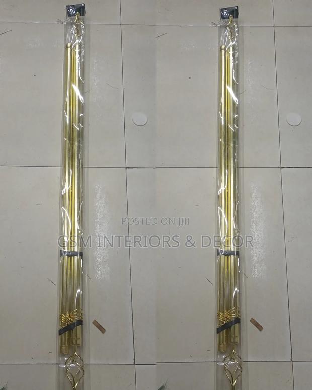Bistrip Double Curtain Rods 1m