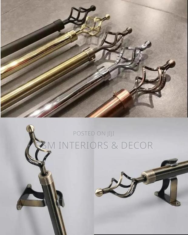 Multicolour Adjustable Curtain Rods - main view