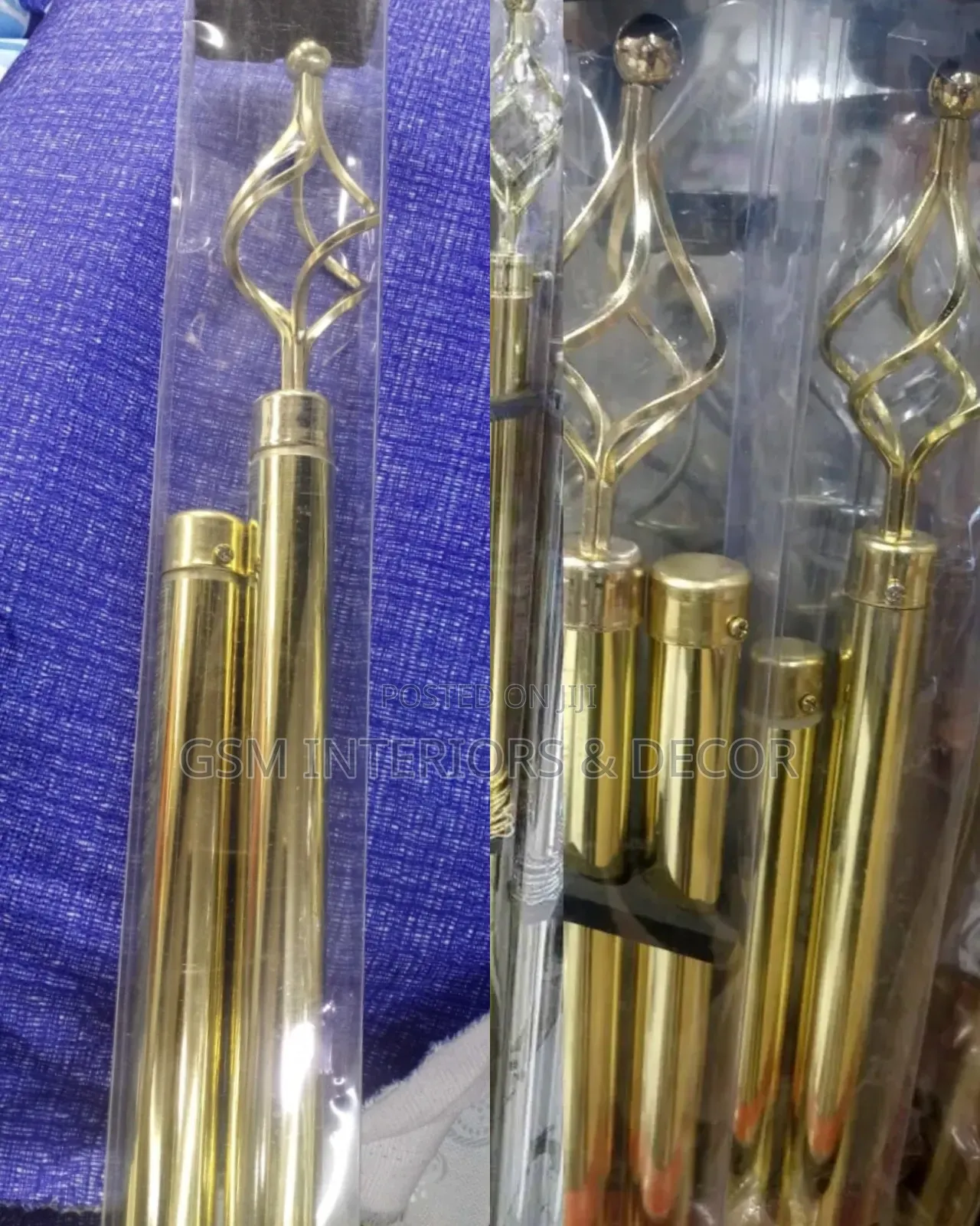 Rosegold Imported Curtain Rods 2m