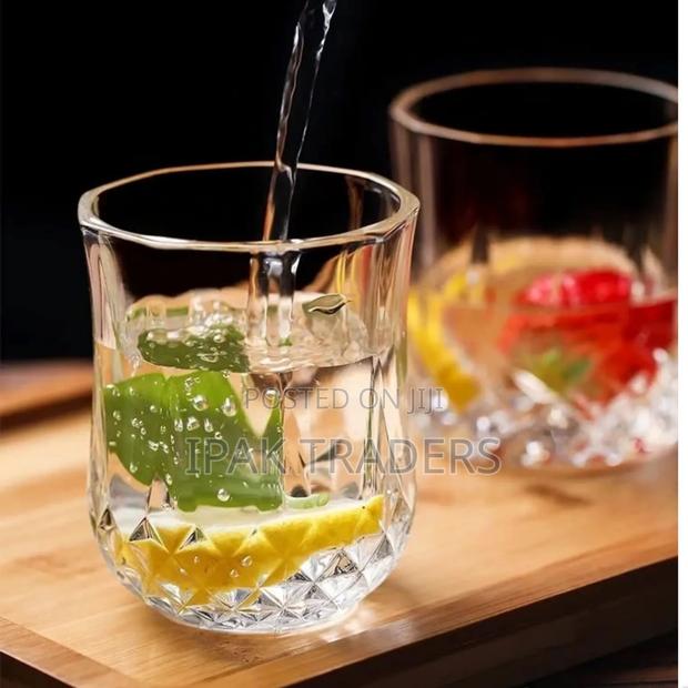 *Short Diamond Glass Set*Comes as a Set of 6 PCS 320ml