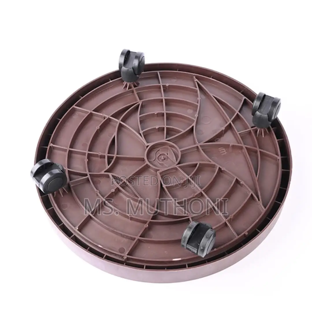 39 Cm Rolling Plant / Gas Cylinder Caddy With Wheels.