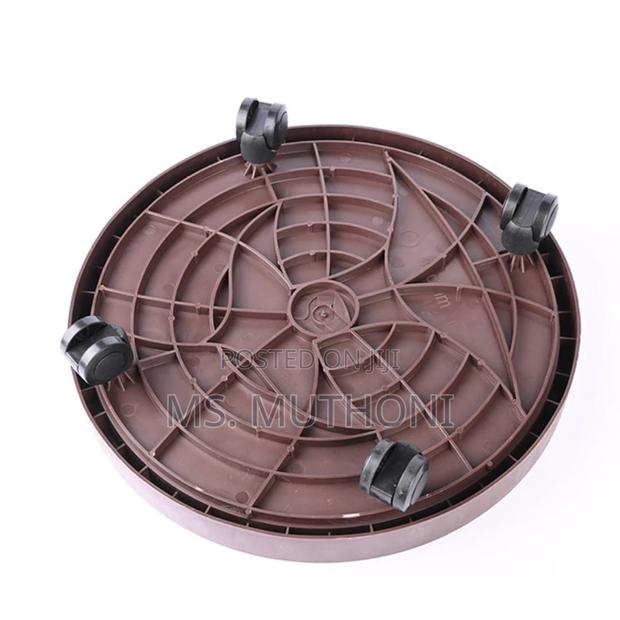 39 Cm Rolling Plant / Gas Cylinder Caddy With Wheels. - thumbnail 3