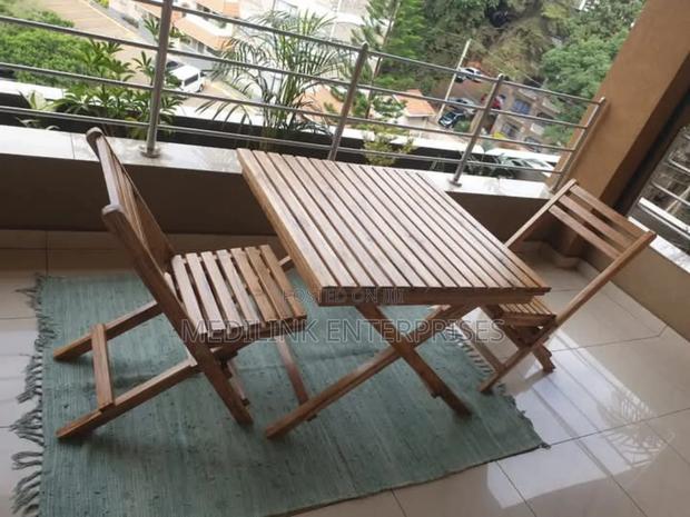 Wooden Foldable Two Seater Set - main view