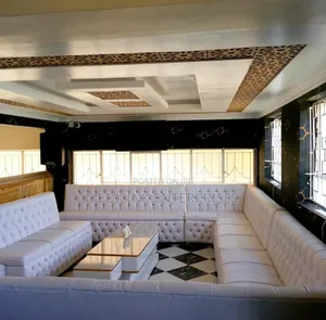 Exclusive Vip Upholstered U-Shaped Chester Club Sofa Set