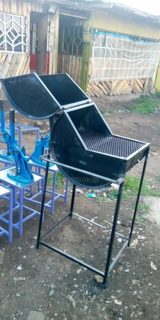 Closable Stainless Steel Commercial Meat Grill - main view