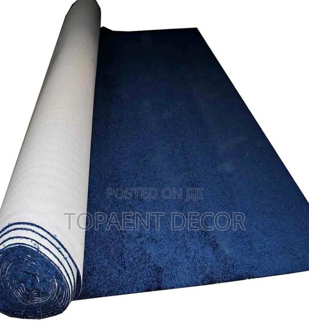 4mm Sky Blue Seamless Comfort And Beauty Wall To Wall Carpets