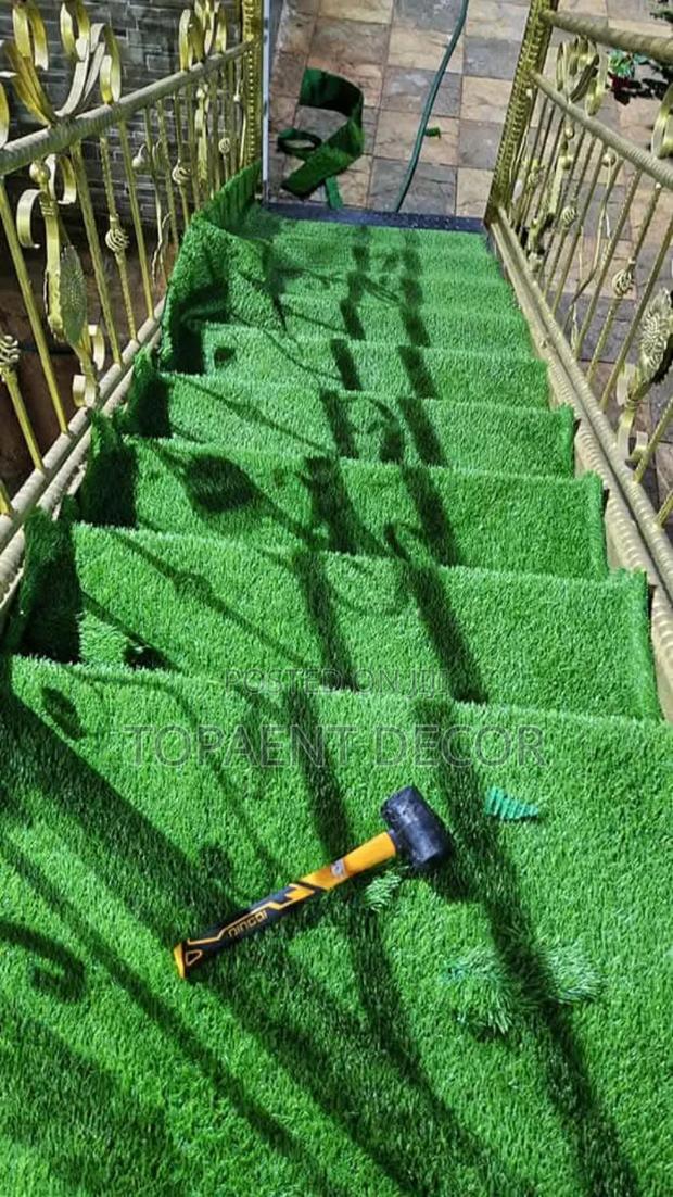Restaurant Staircases Soft Underfoot Artificial Grass Carpet - main view