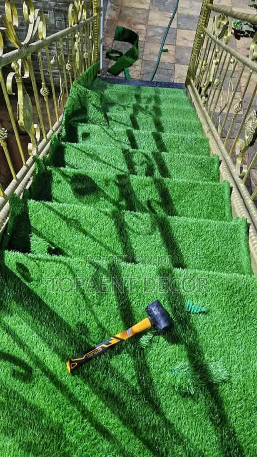 Restaurant Staircases Soft Underfoot Artificial Grass Carpet