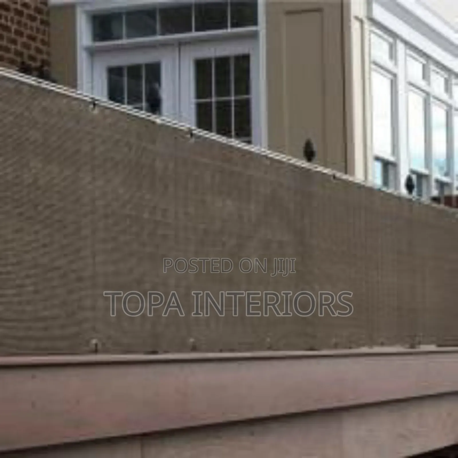 Balcony Dust Trap Water Resistant Canvas Balcony Privacy Shield Cover