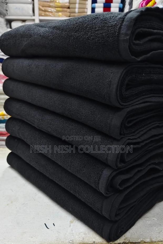 *Cotton Large Black Towels*
100cm by 150cm