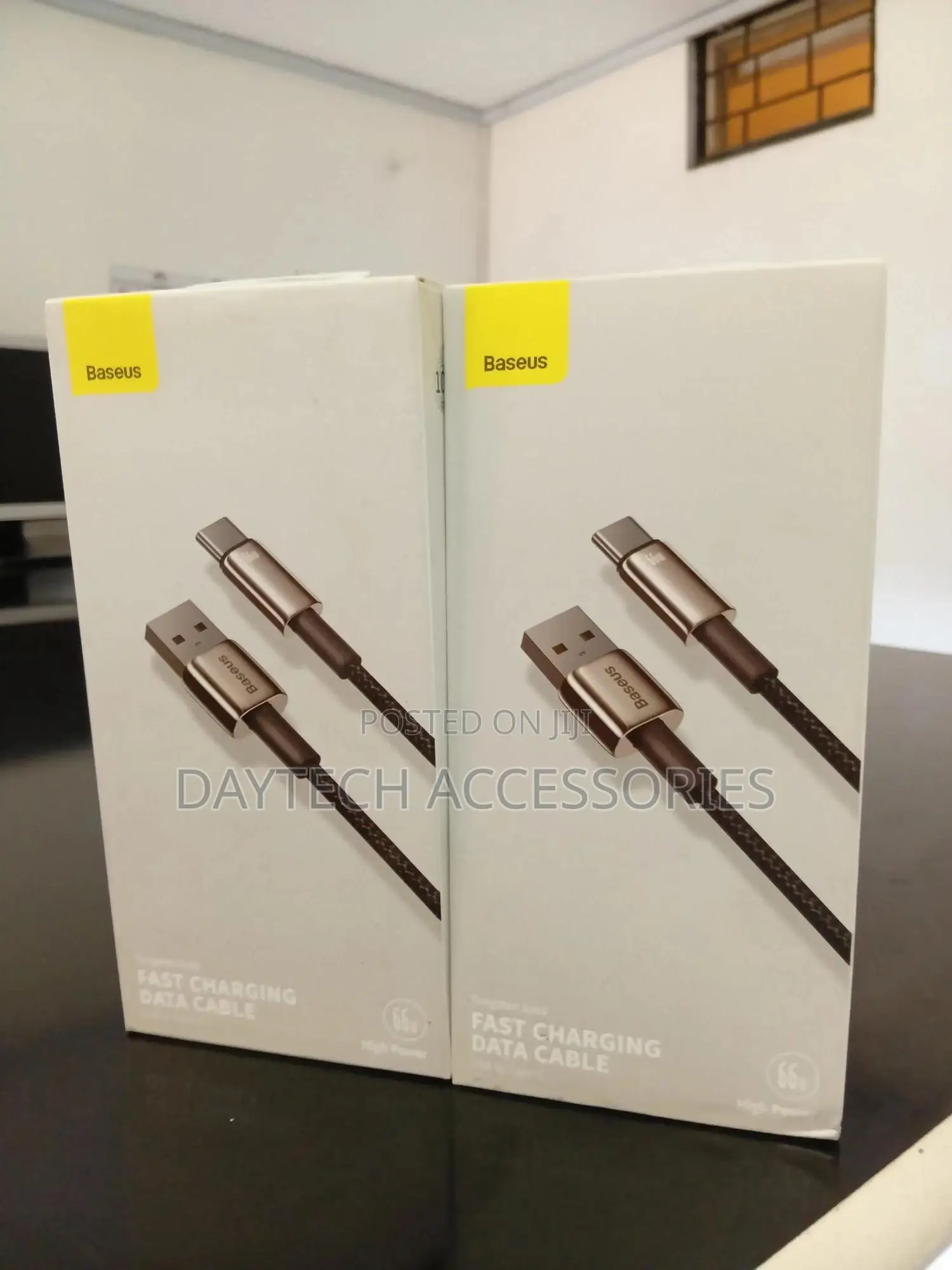Baseus Tungsten Gold Cable Usb to Type-C 66w 1m (Black)