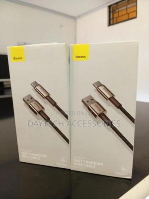 Baseus Tungsten Gold Cable Usb to Type-C 66w 1m (Black) - thumbnail 2