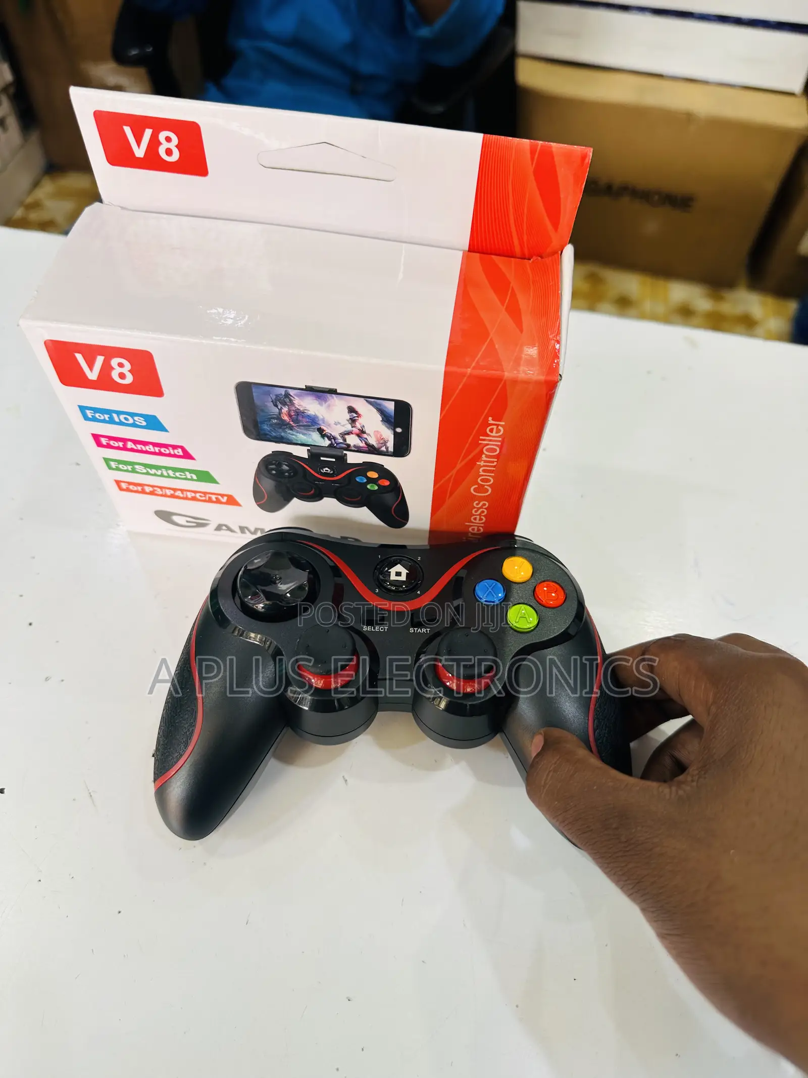 V8 Bluetooth Gamepad – Pubg/Free Fire Compatible