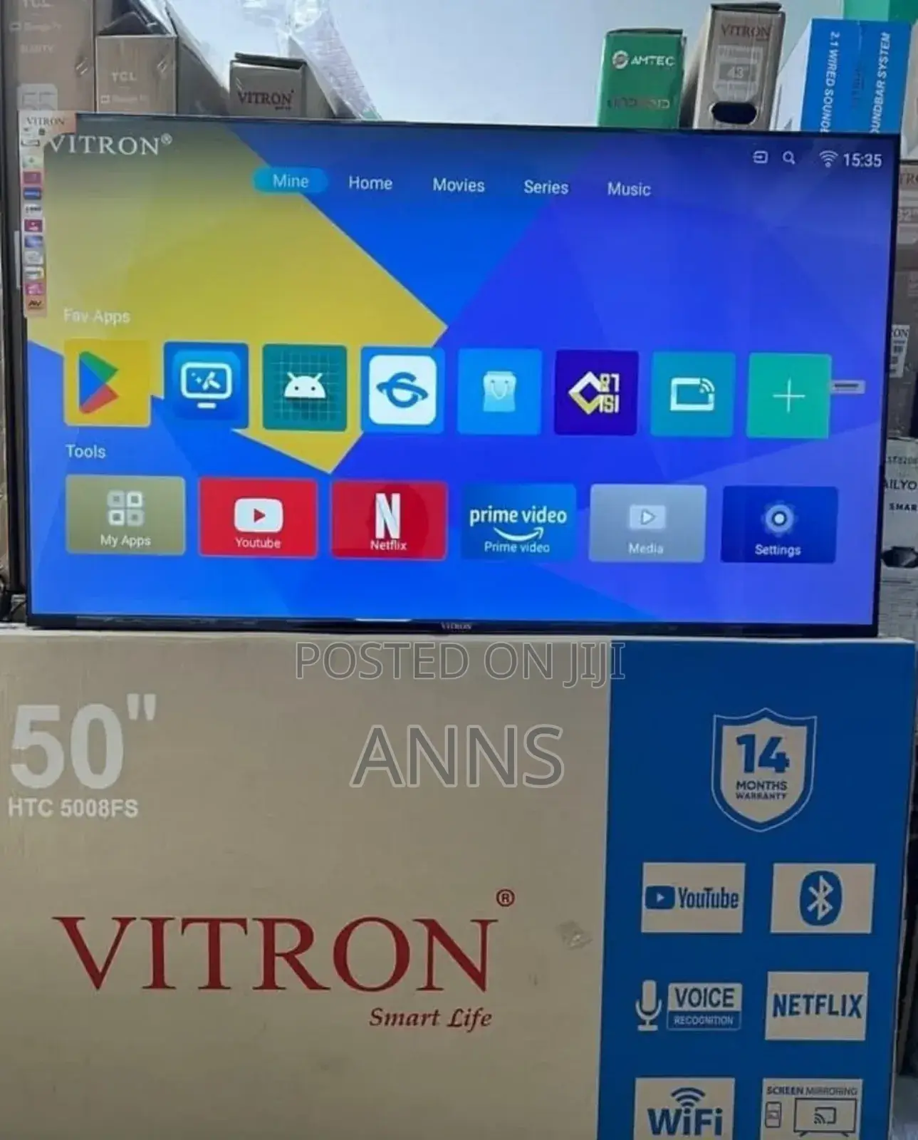 New Model Vitron 50 Inch Smart Tv