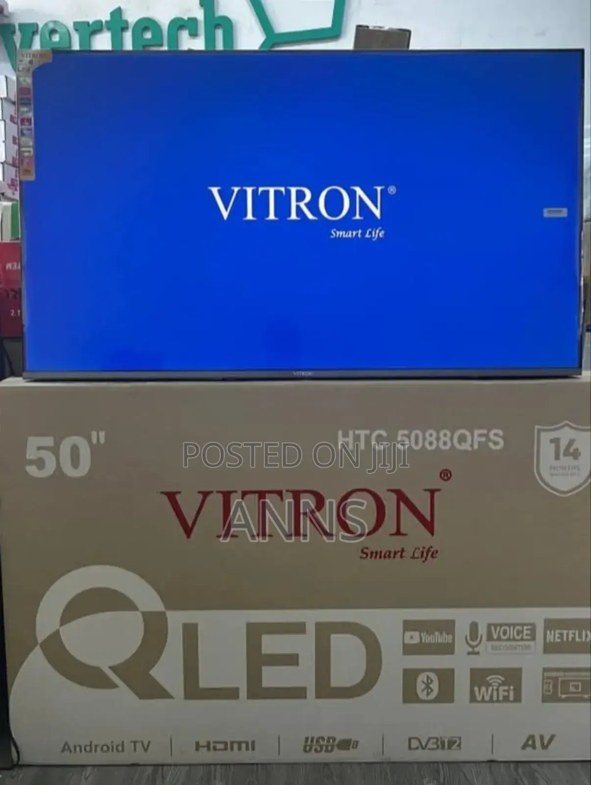 Wifi Enabled Vitron 50 Inch Qled