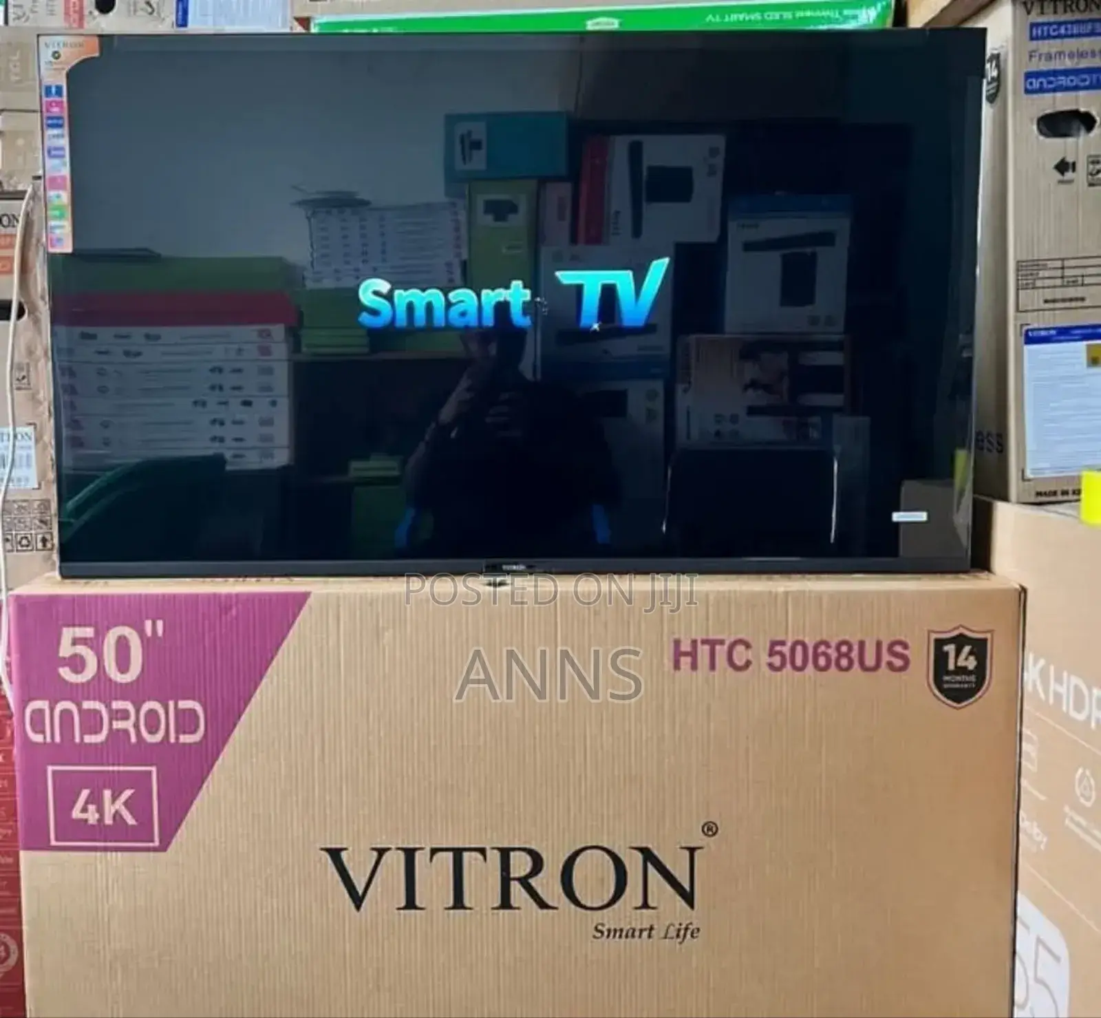 Frameless Vitron 50 Inch Smart Tv