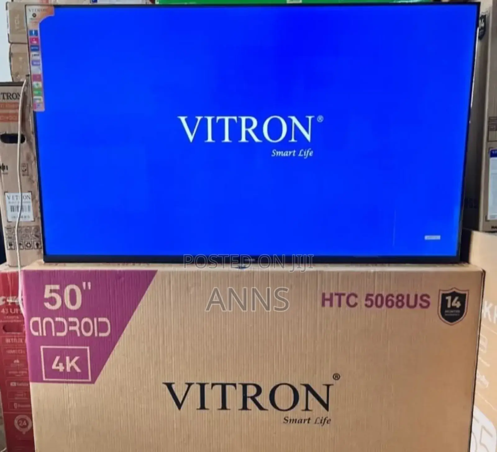 Bluetooth Enabled Vitron 50 Inch Smart Android Tv