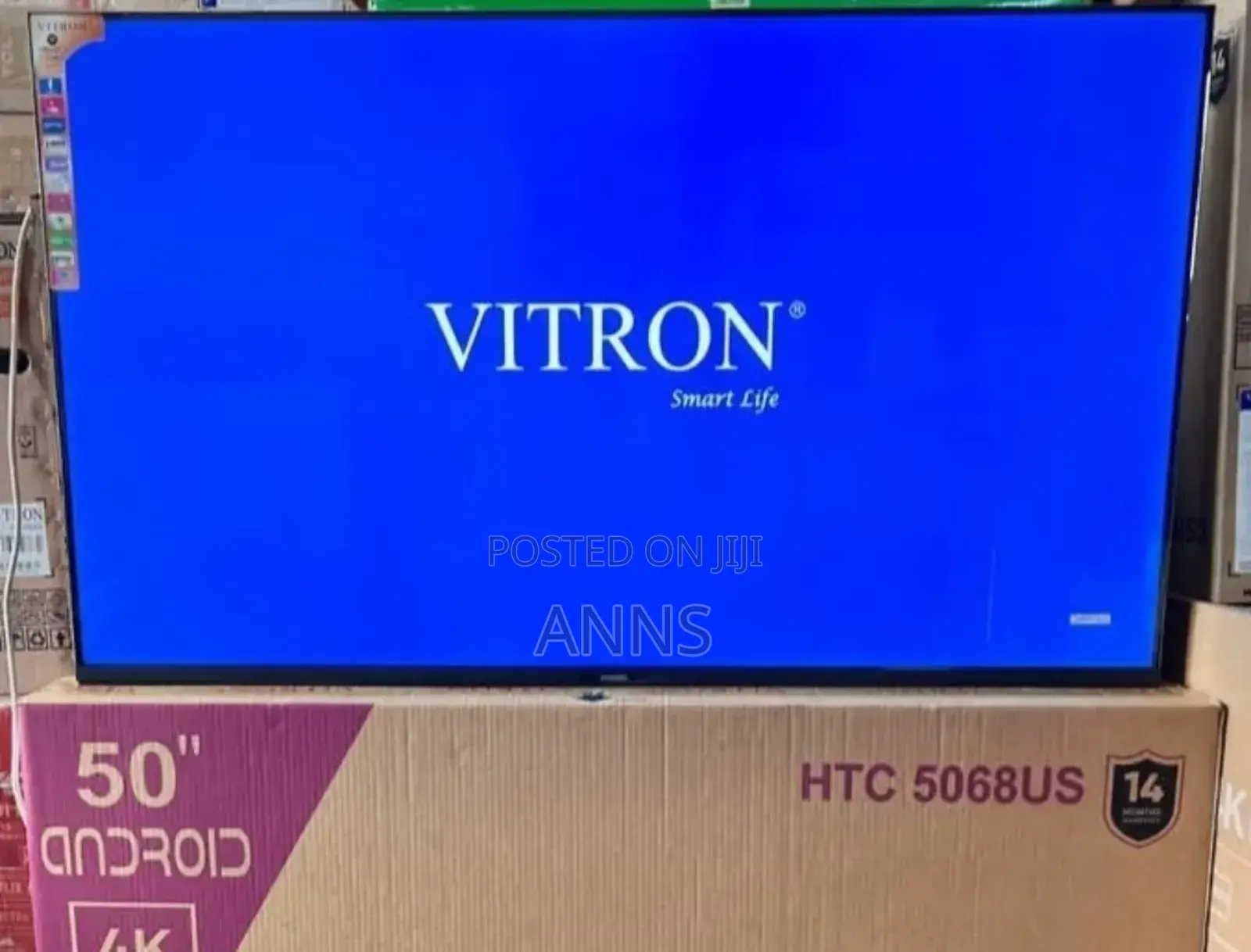 Bluetooth Enabled Vitron 50 Inch Smart Android Tv