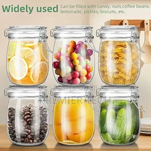 Airtight Clip Lid Thick Glass Containers