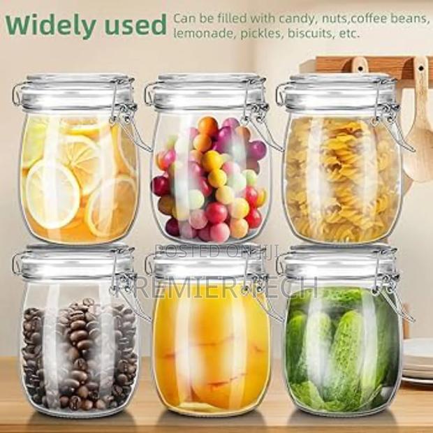 Airtight Clip Lid Thick Glass Containers