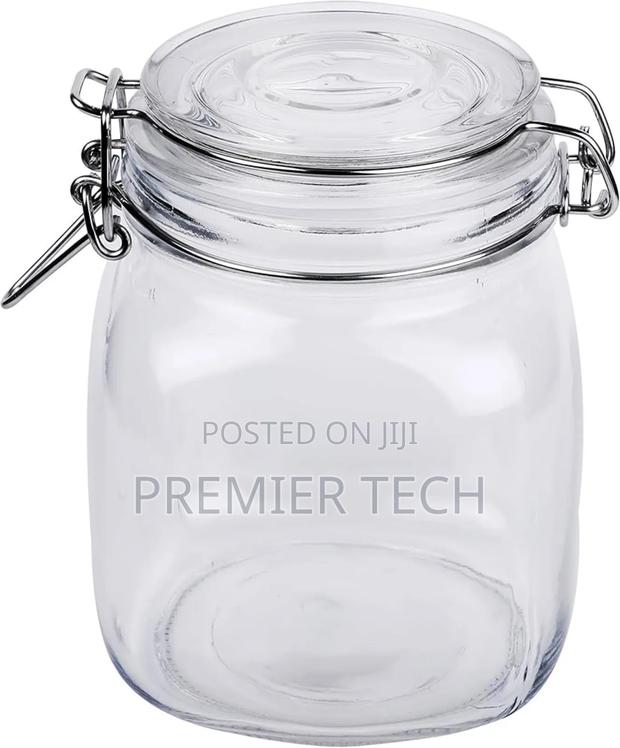 Airtight Clip Lid Thick Glass Containers - thumbnail 3