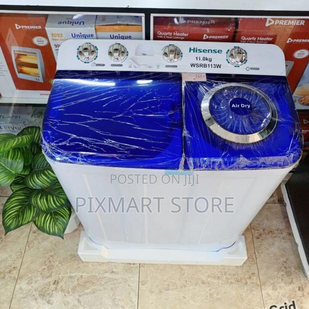 Semi Automatic Washing Machine-Hisense Twin Tub, Top Load - main view
