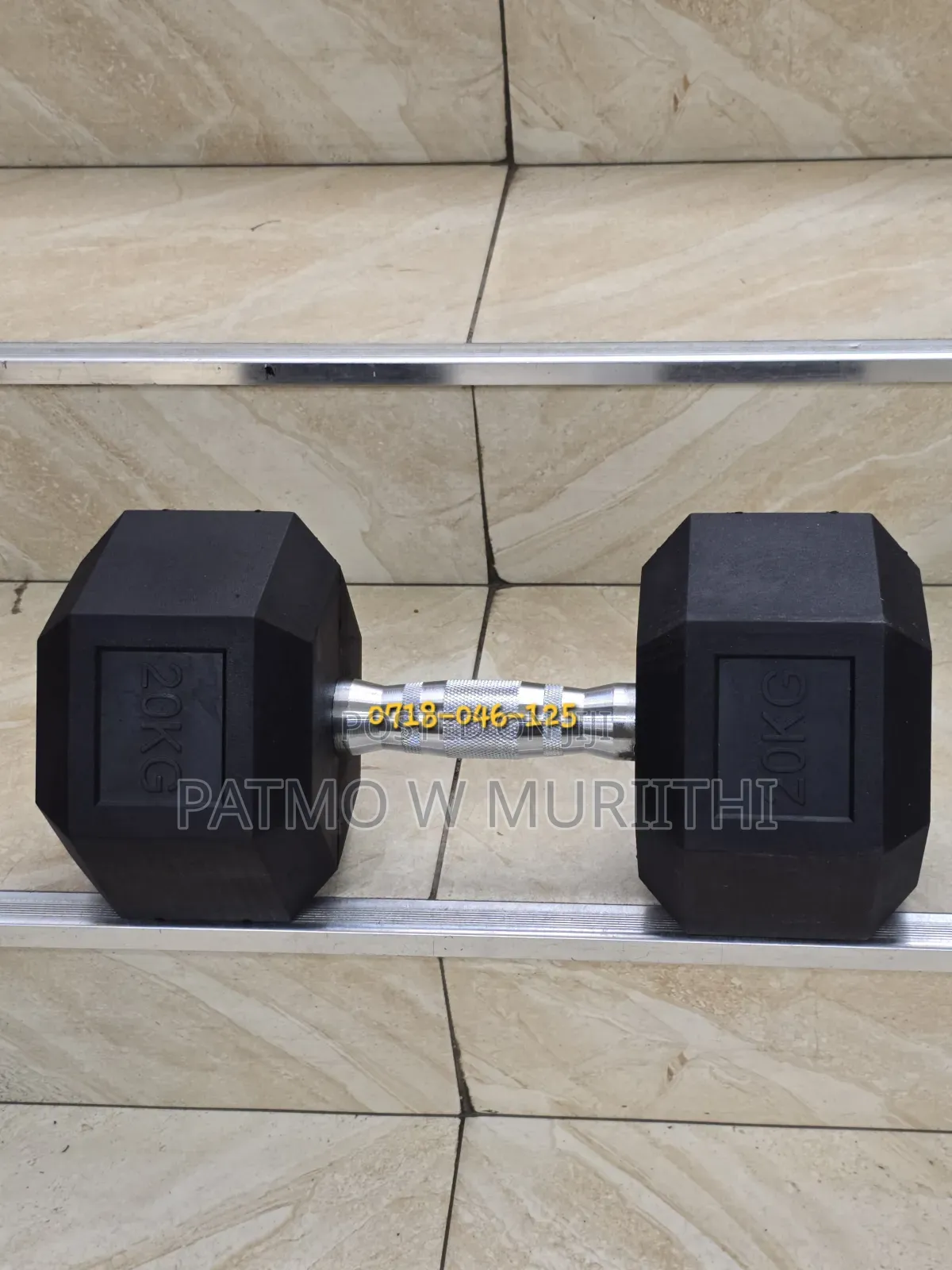 20kg Hexagonal Dumbbell Single Hand