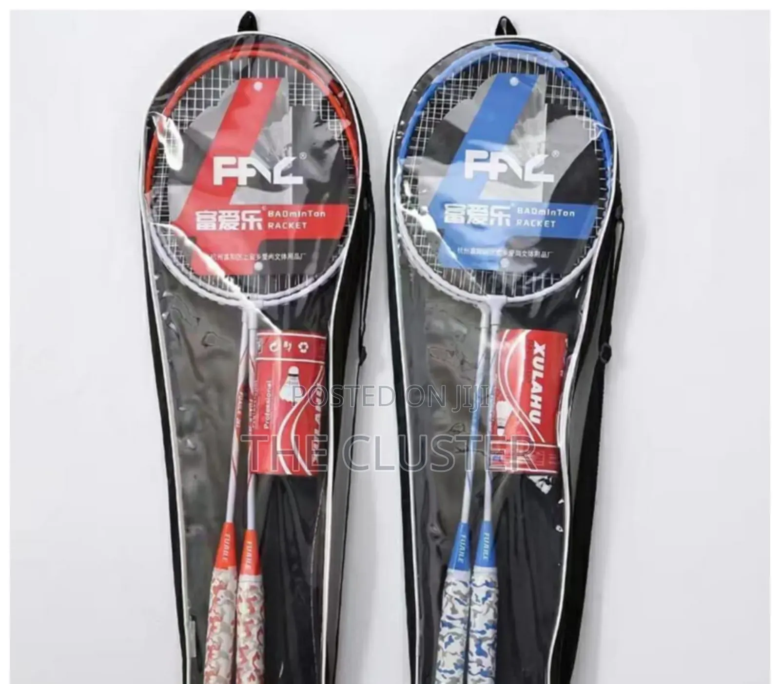 Badminton Racket Set Featuring Two Lightweight,