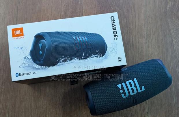 JBL Charge 5 - Waterproof Bluetooth Speaker - Used