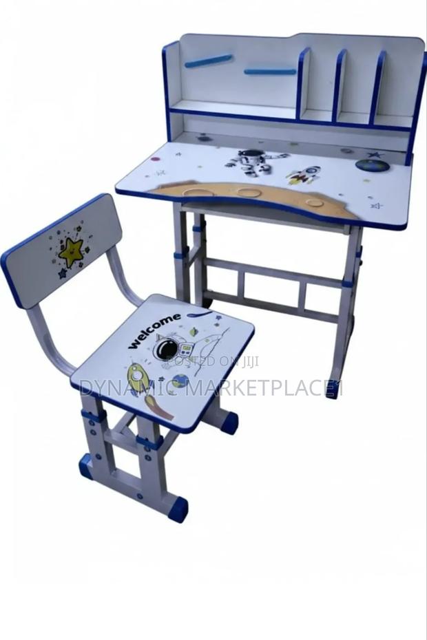 Kids Study Table Blue - main view