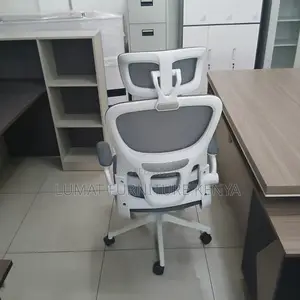 High Back Gray Orthopedic Mesh Office Seat