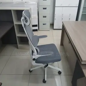High Back Gray Orthopedic Mesh Office Seat