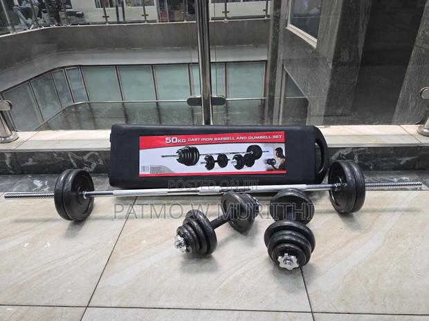 50 KGS Adjustable Dumbbells Weights With Case - thumbnail 2