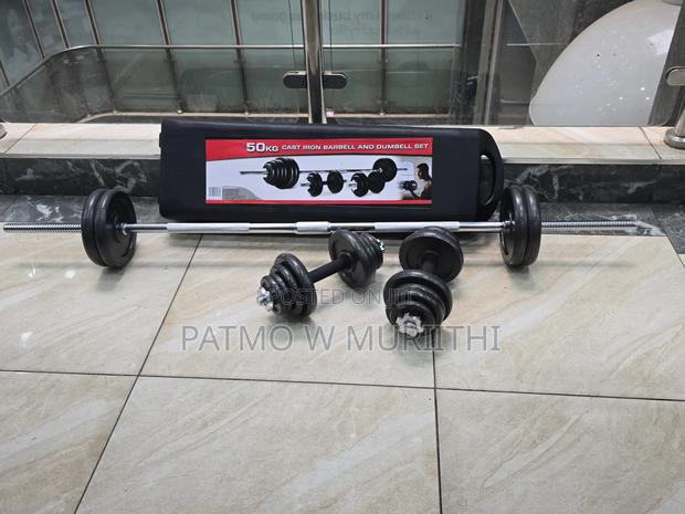 50 KGS Adjustable Dumbbells Weights With Case - thumbnail 3