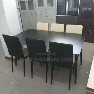 Modern Home Dining Set With a Marble Table