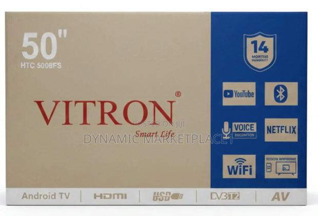 New Vitron 50" HTC 500bfs Smart Android Tv