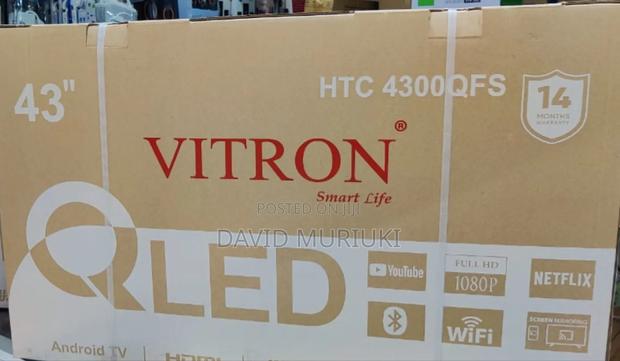 *Vitron 43" Qled Smart Android Frameless With Bluetooth - thumbnail 2