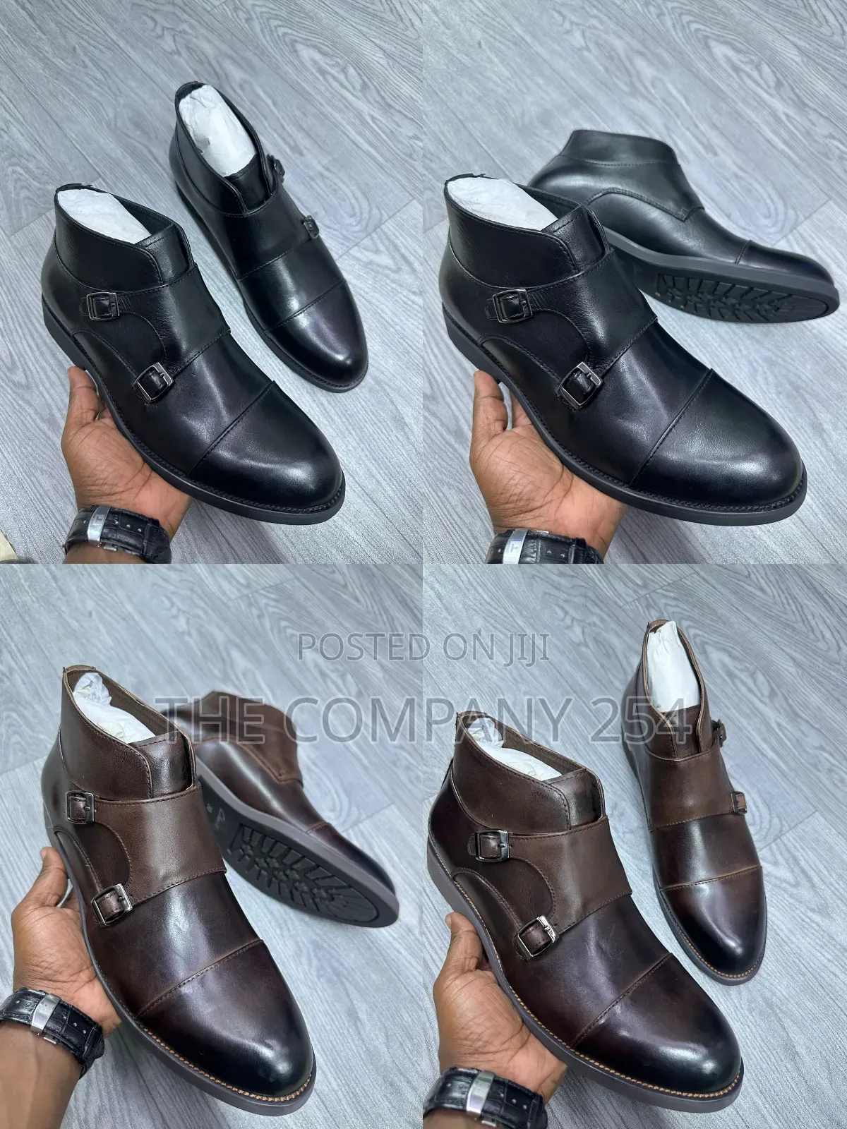 Quality Leather Casual Official Double Monk Shoes