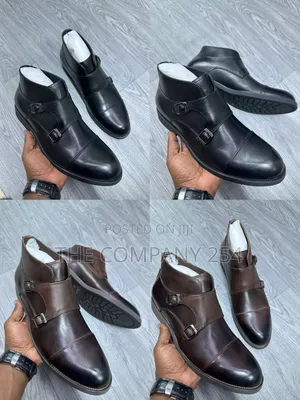 Quality Leather Casual Official Double Monk Shoes