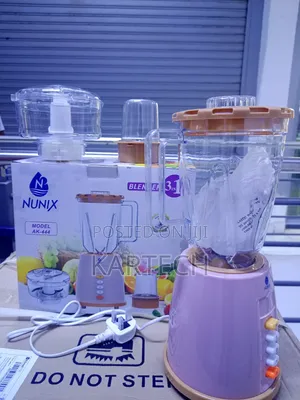 Nunix Ak444 3-in-1 Blender With Grinder Chopper
 - 1.5 LTRS