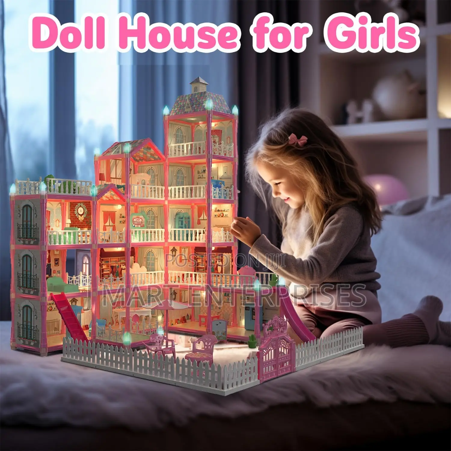 Doll House Castle for Girls, Birthday Gifts