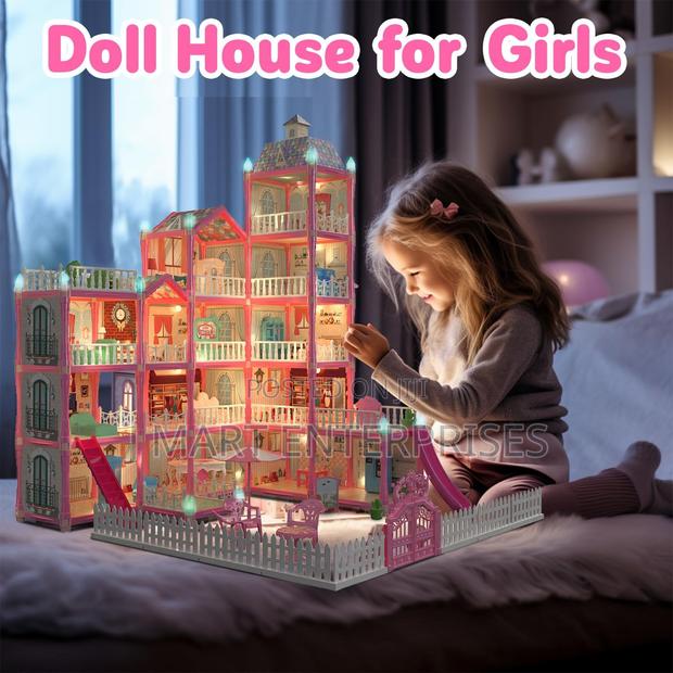 Doll House Castle for Girls, Birthday Gifts - main view