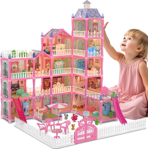Doll House Castle for Girls, Birthday Gifts - thumbnail 2