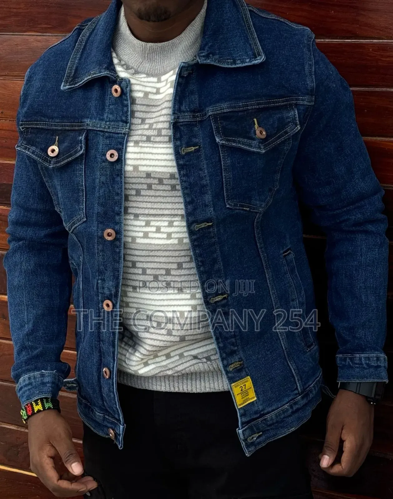 Quality Casual Denim Casual Double Pocket Jeans Jacket