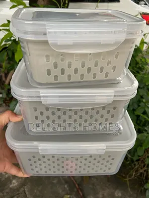 3pc Double Drain Basket_cu