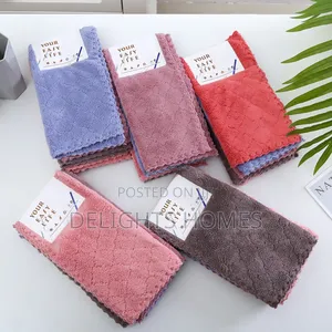 Coral Fleece Dishcloth Hand Towel_cu