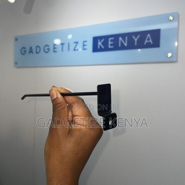 Black Slatwall Hanging Hooks for Retail Display Wall Mount