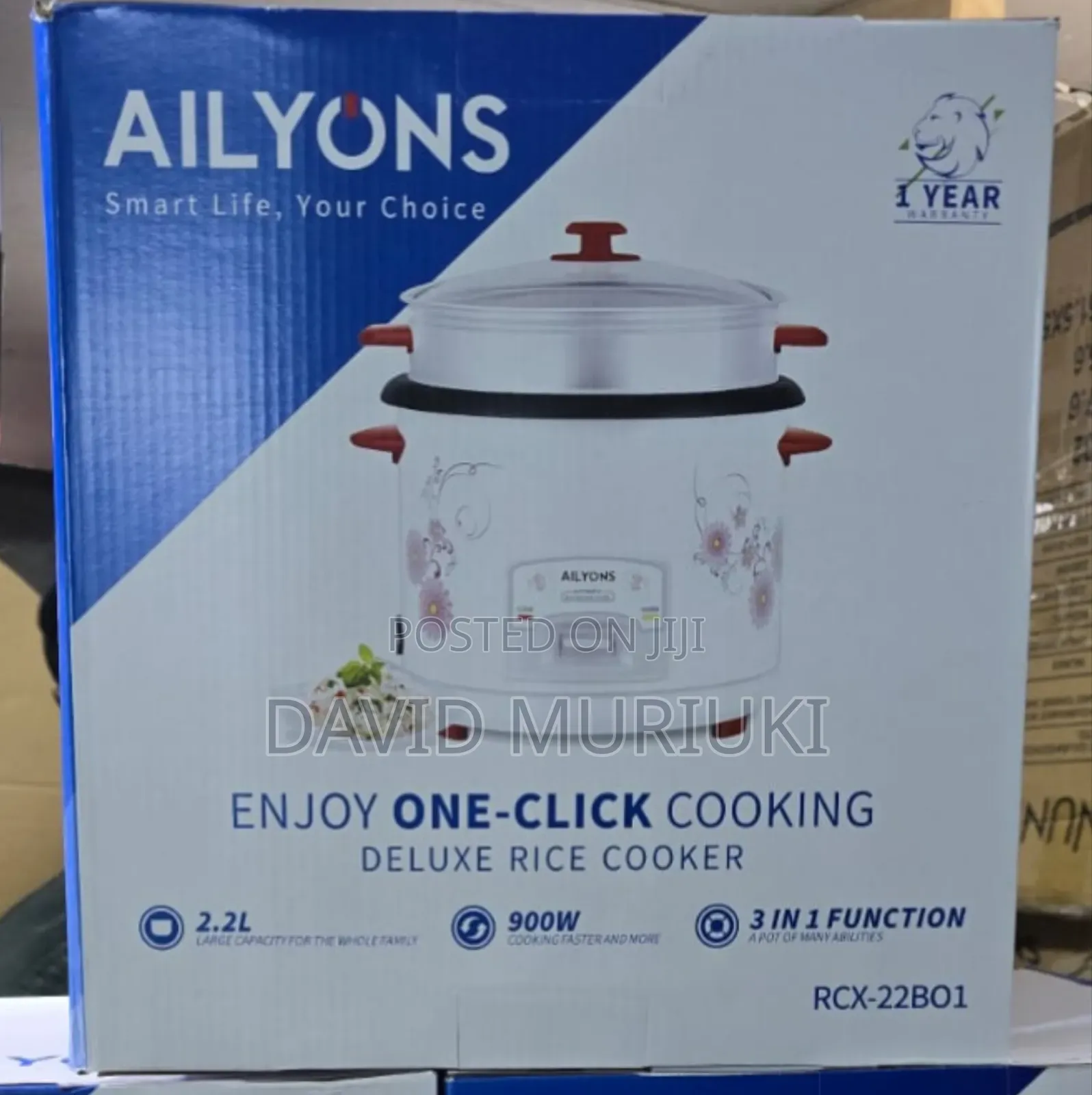 Ailyons Rice Cooker 2.2l*