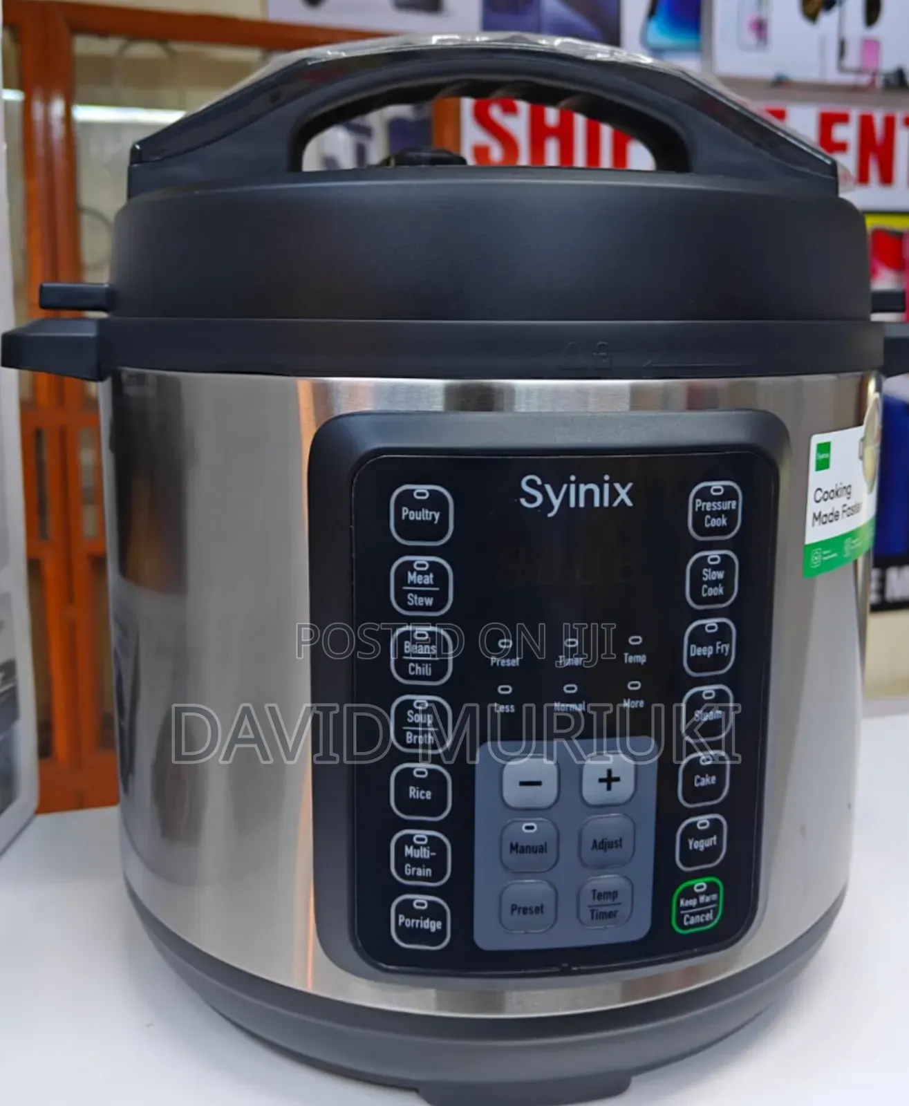*Synix 6 Litres Electric Pressure Cooker*